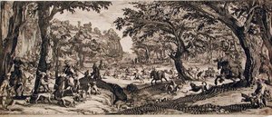 A grande caça de Jacques Callot