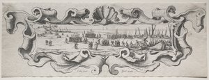 O desembarque das tropas. de Jacques Callot