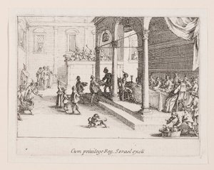Le festin (O Banquete), da série La vie de l de Jacques Callot