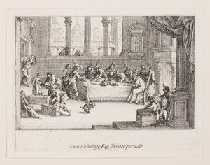 Le partage des biens (A Distribuição da Fortuna), da série La Vie de l de Jacques Callot