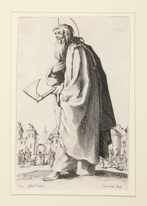Os Grandes Apóstolos de Pé, Representando o Salvador, a Bem-aventurada e a Santa Apóstola Maria de Jacques Callot