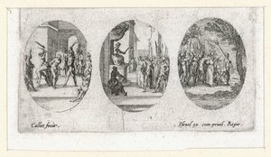 Os milagres da Paixão ... (gravura) de Jacques Callot