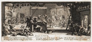 As misérias e os infortúnios da guerra ... (gravura) de Jacques Callot