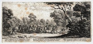As misérias e os infortúnios da guerra ... (gravura) de Jacques Callot