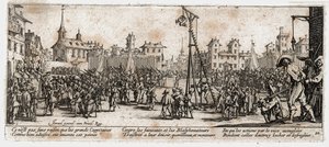 As misérias e os infortúnios da guerra ... (gravura) de Jacques Callot