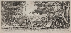 As misérias e infortúnios da guerra (blad 17) de Jacques Callot