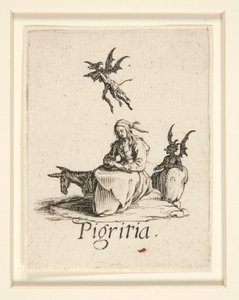 Os Sete Pecados Capitais: Preguiça de Jacques Callot