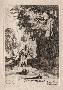 Os Penitentes: S. Jerônimo de Jacques Callot