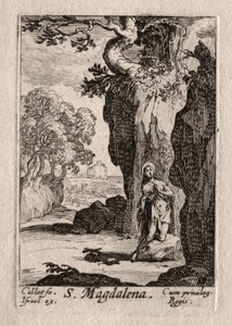 Os Penitentes: S. Madeleine Arrependida de Jacques Callot