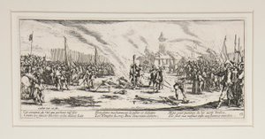 As grandes misérias da guerra: nº 13 - A estaca de Jacques Callot