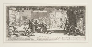 As grandes misérias da guerra: Nº 5 - A pilhagem de de Jacques Callot