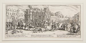 As Grandes Misérias da Guerra: Nº 6 - Devastação da de Jacques Callot