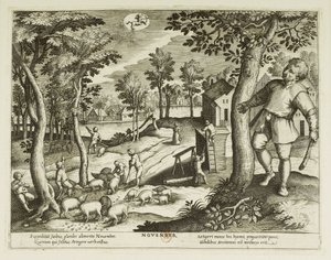 Meses. 11, novembro de Jacques Callot