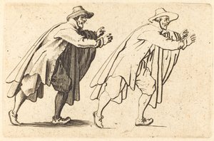 Homem se movendo abruptamente de Jacques Callot