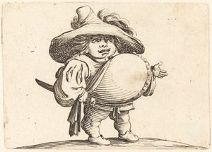 Homem com barriga grande de Jacques Callot