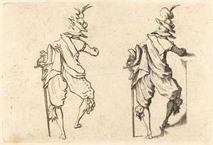 homem com espada de Jacques Callot