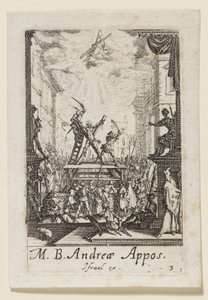 Martírio de Santo André Apóstolo (Martírio do beato apóstolo André) de Jacques Callot