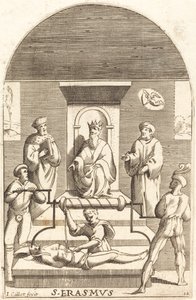 Martírio de São Erasmo, 16081611. de Jacques Callot