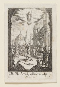 Martírio de São Tiago Maior (M. B. Jacobi Maioris) de Jacques Callot