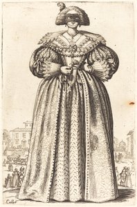 Mulher Nobre Mascarada de Jacques Callot