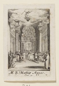 Mateus, o Apóstolo (Mathiae Appos.) de Jacques Callot