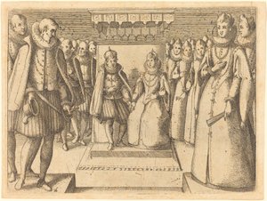 Encontro de Margarida da Áustria e Filipe III de Jacques Callot