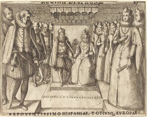 Margarida da Áustria e Filipe III de Jacques Callot