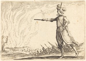 Comandante Militar a Pé, c. 1622. de Jacques Callot