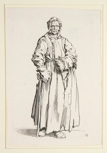 Mulher de um olho só, de Os Mendigos (La borgnesse) de Jacques Callot