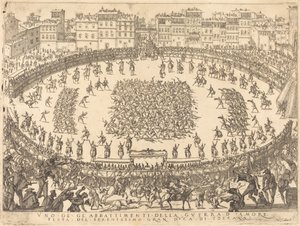 Um dos Combates de Infantaria de Jacques Callot