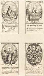Nossa Senhora do Rosário; Virgem e Menino Aparecendo em uma Nuvem; Virgem Triunfante; Reu de Jacques Callot