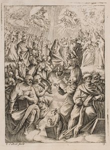 Paraíso, da série «Imagens de Roma» de Jacques Callot