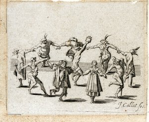 Dança dos camponeses de Jacques Callot