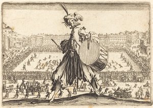 Praça da Porta al Prato, c. 1622. de Jacques Callot
