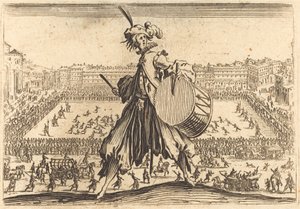 Piazza Santa Croce, Florença, c. 1622. de Jacques Callot