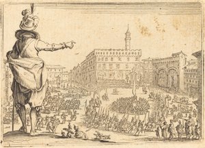 Piazza della Signoria, Florença de Jacques Callot