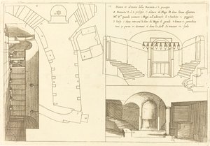 Planta e Elevação da Igreja da Santa Natividade de Jacques Callot