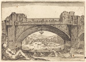 Ponte Vecchio, Florença de Jacques Callot