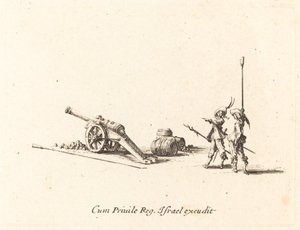 Preparando-se para disparar o canhão de Jacques Callot