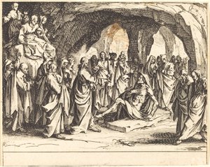 Ressurreição de Lázaro de Jacques Callot