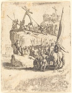 Raising of the Cross, c. 16241625. de Jacques Callot