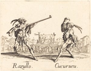 Razullo e Cucurucu de Jacques Callot