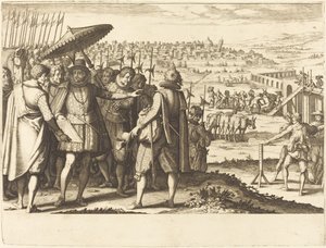 Restauração do Aqueduto de Pisa de Jacques Callot
