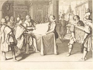 Restauração do Duomo, Florença, c. 1614. de Jacques Callot