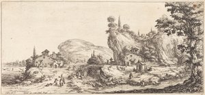 Regresso a casa da caça de Jacques Callot