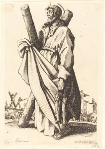 Santo André, publicado em 1631. de Jacques Callot