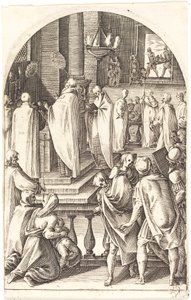 São Basílio Celebrando a Missa de Jacques Callot