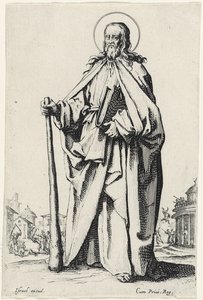 São Tiago Menos de Les Grands Apôtres (Os Grandes Apóstolos), 1631 de Jacques Callot