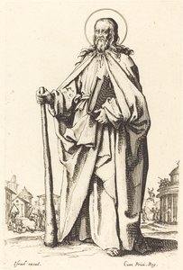 São Tiago Menor, publicado em 1631. de Jacques Callot