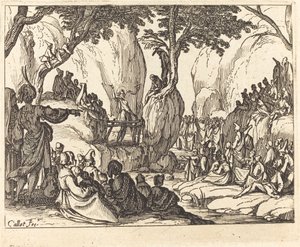 São João Pregando no Deserto. de Jacques Callot